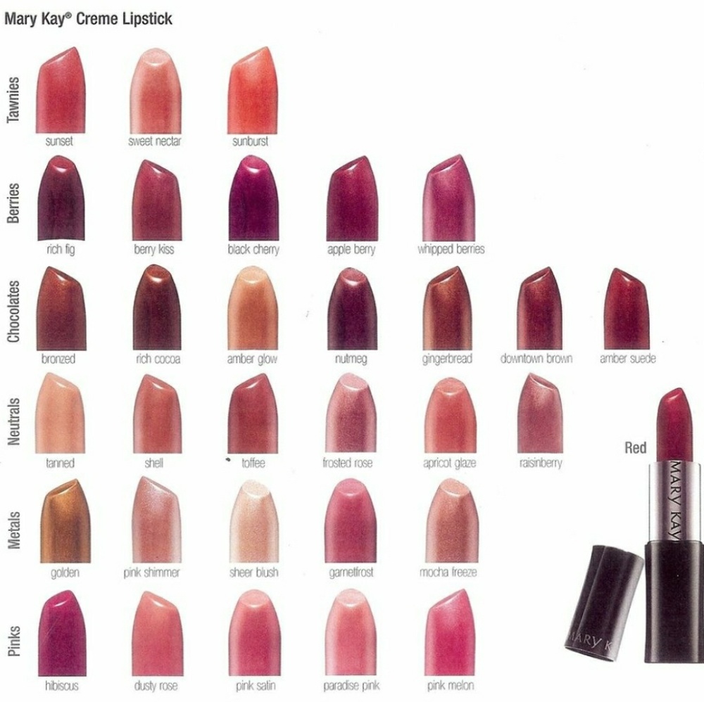 MaryKayCremeLipstick WHIPPEDBERRY & REALLYRED
