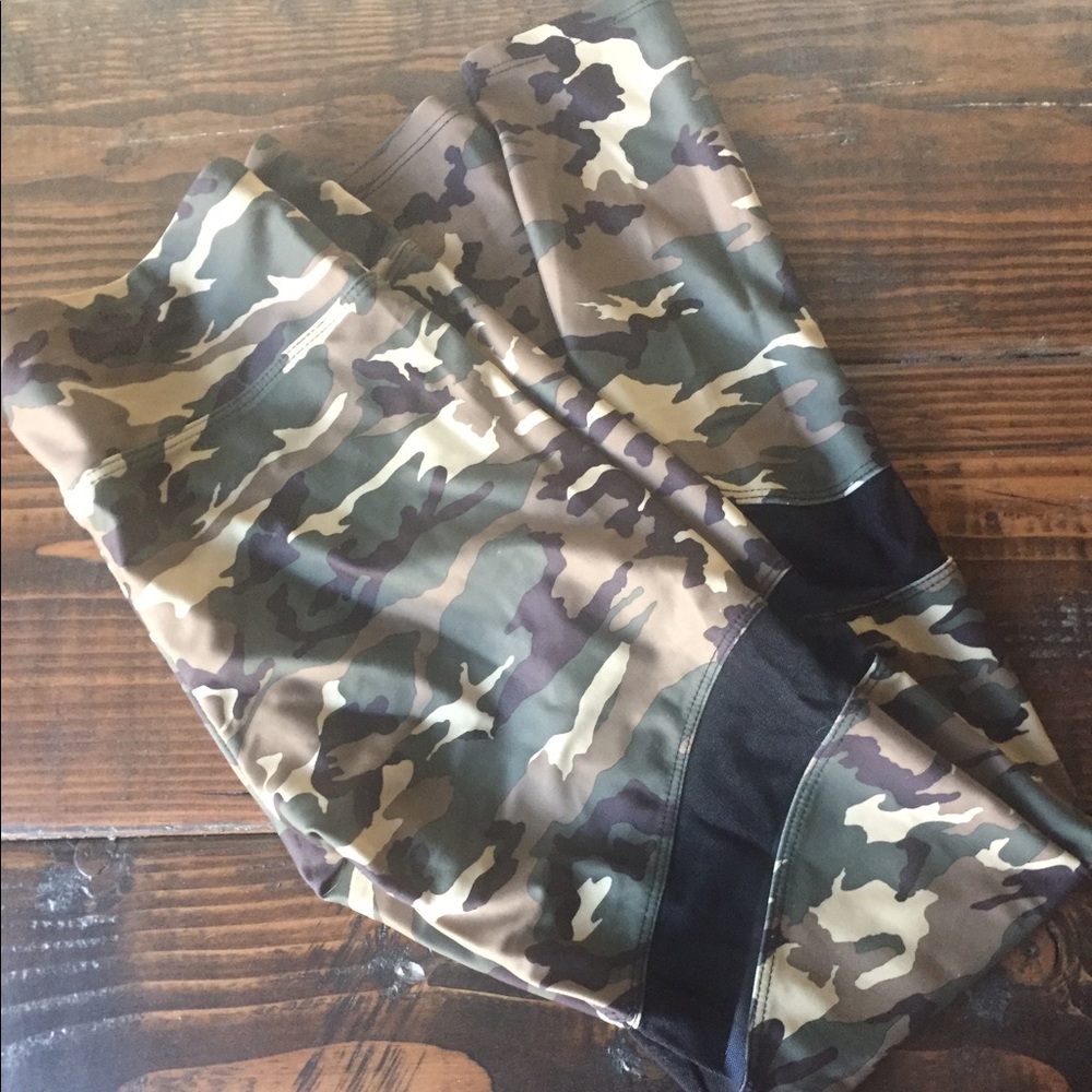 Camo workout pants