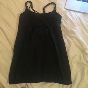 Black ivivva athletic tank top