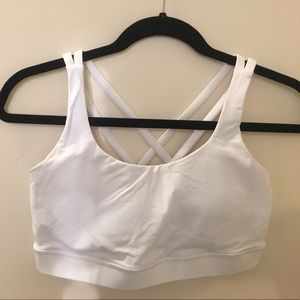 Lulu Cross Strap Sports Bra