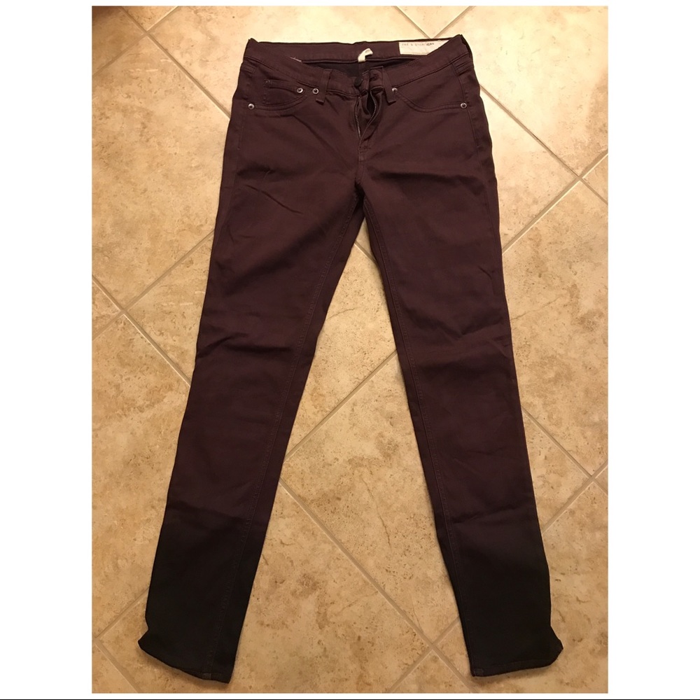 Rag & Bone legging fit jeans. Size 28.