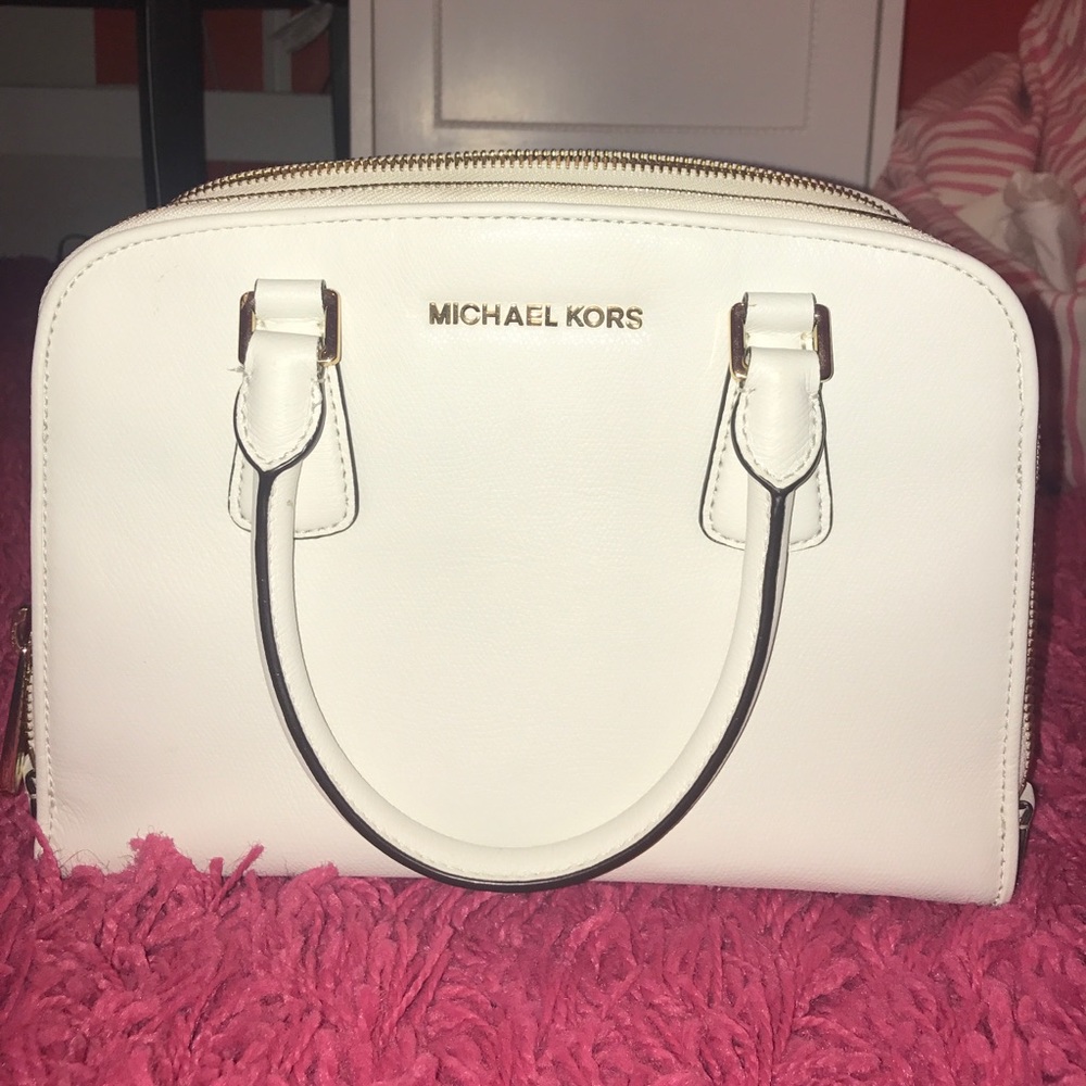 Michael Kors White Purse