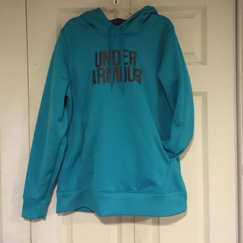 Blue/Green Fleece Lined Sweatshirt