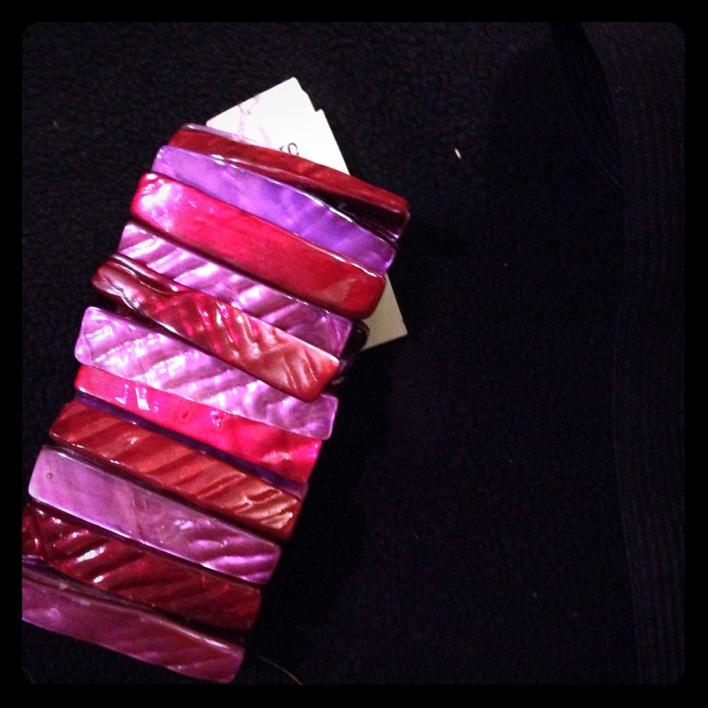 Genuine Shell elastic bracelet - Picture 2 of 2