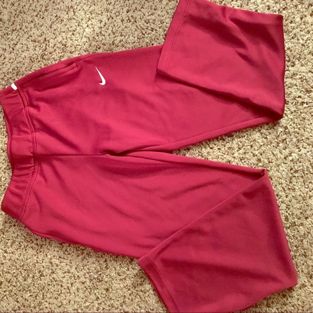 Nike burgundy pants
