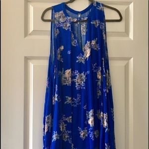 NWOT Free People sleeveless tunic. Never worn.