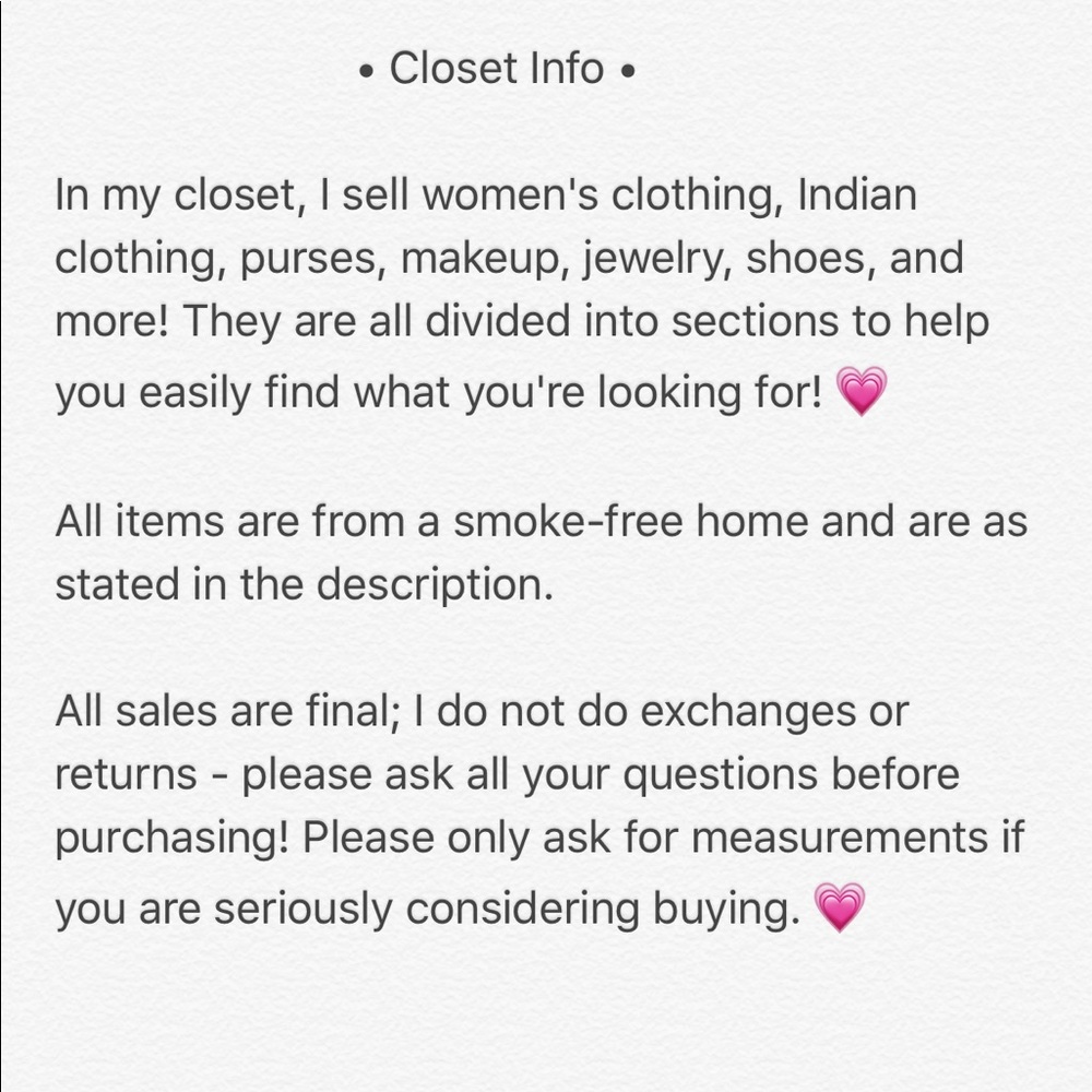 • CLOSET GUIDELINES • 📝🔒 - Picture 3 of 4