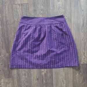 The Limited Purple Polka Dot Skirt - Size 8