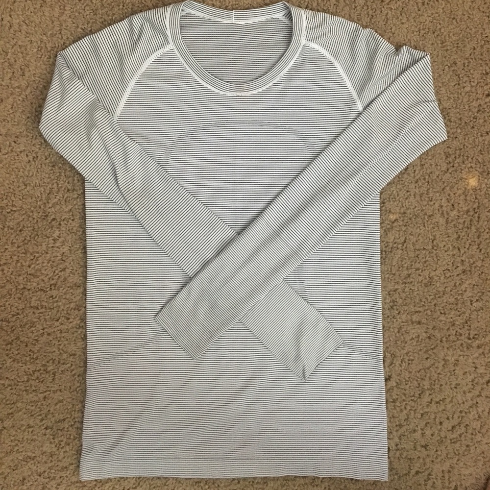 Striped Lululemon Long sleeve Top