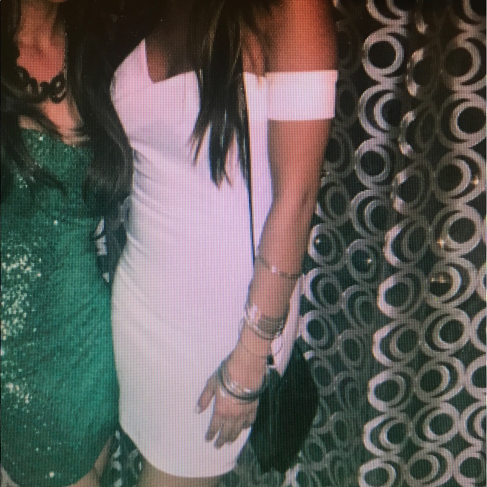 Foreign exchange, white minidress