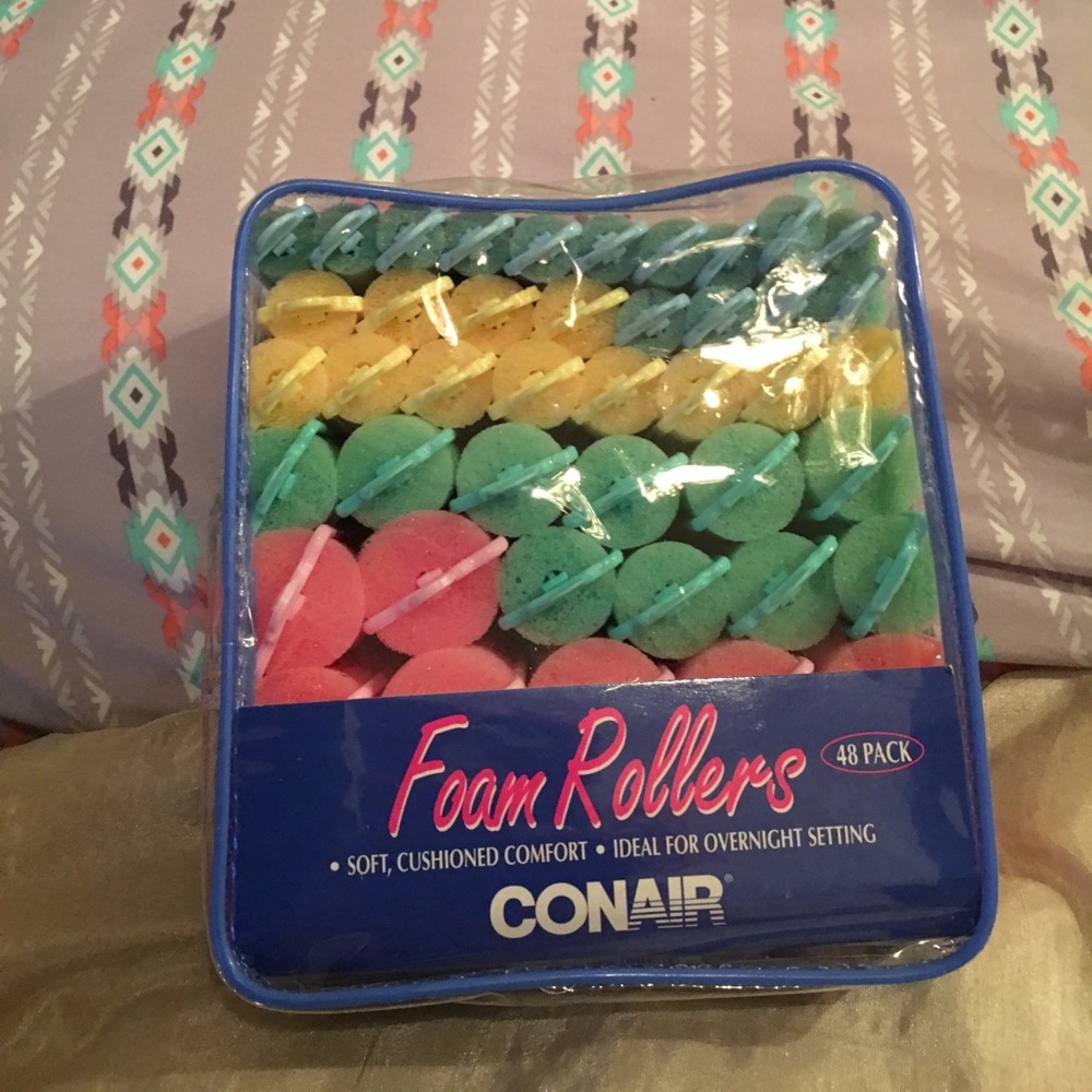 Foam rollers conair free with a 20$ purchase
