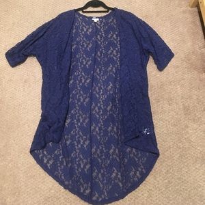 LULAROE Blue Lace Lindsay