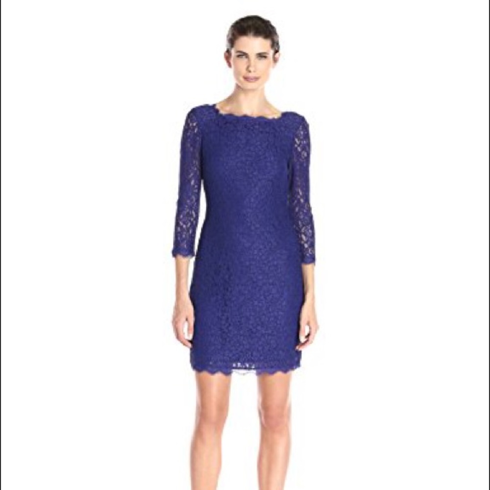 Adrianna Papell Lace Cocktail Dress