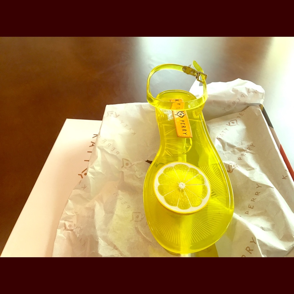 Katy Perry Lemon Lime-Accent Sandals