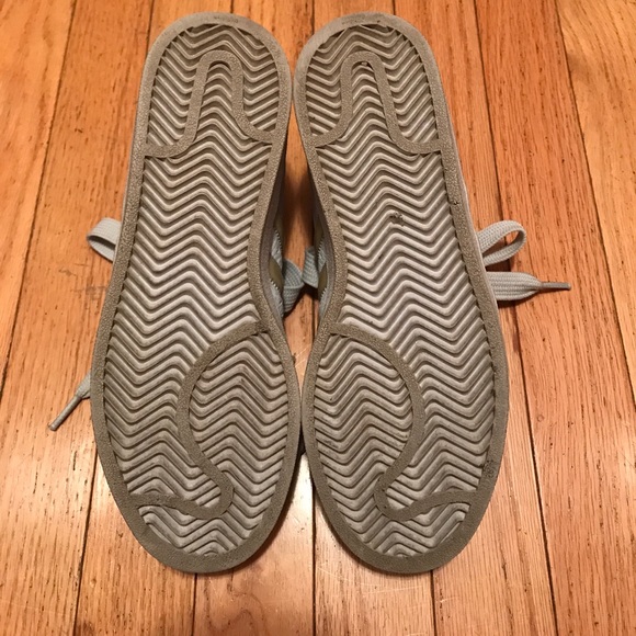 grey and gold superstars