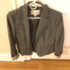 Banana Republic Women's Blazer with ruffles
