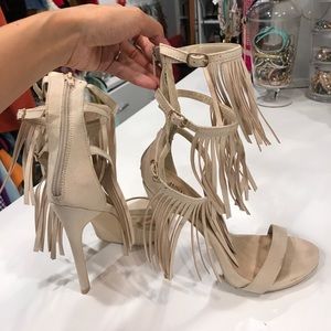 Just Fab Fringe Heels