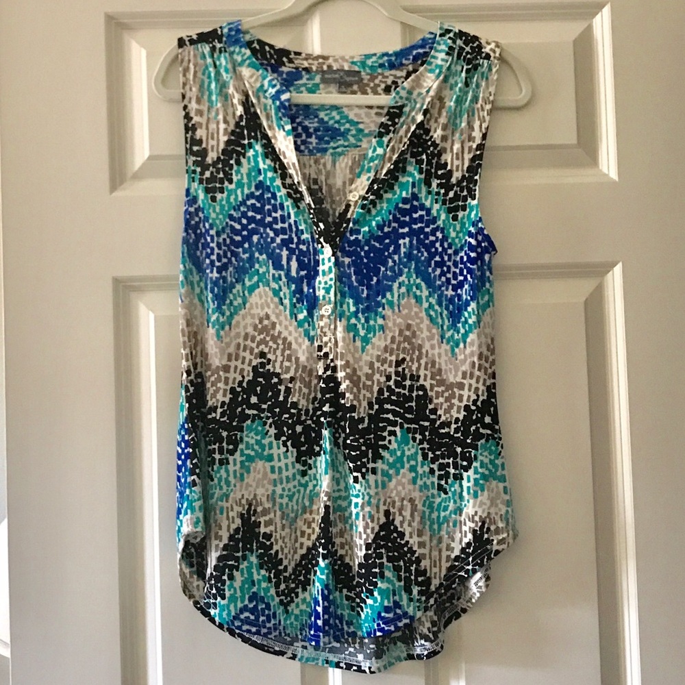 Chevron knit tank. Stitch Fix.