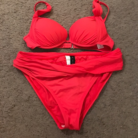 red bikini bottoms size 12