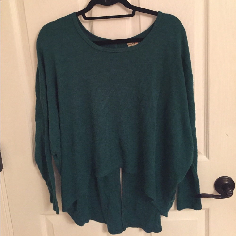 Green altar'd state sweater