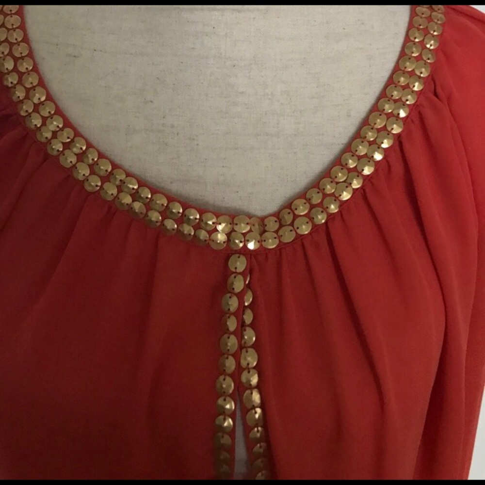 SOLD. Gorgeous Michael Kohrs blouse!