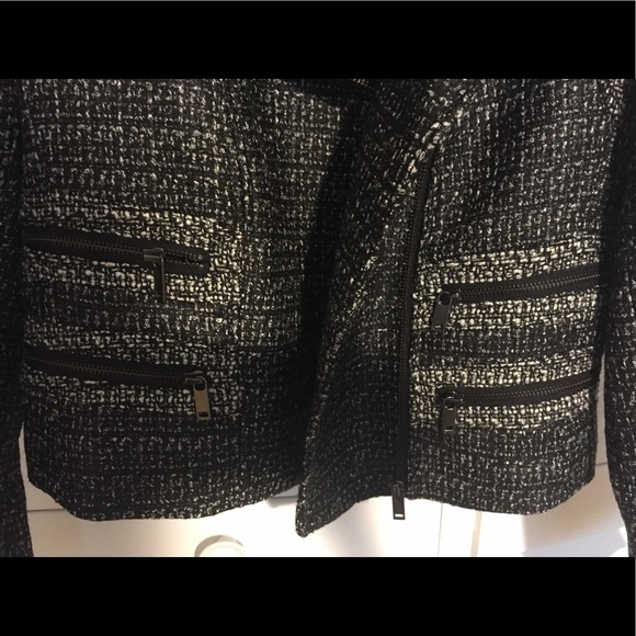 Banana Tweed Moto jacket - Picture 3 of 4