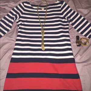 Boatneck Banana Republic Stripped Dress