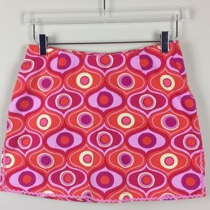GOLFTINI Skort Mod Orange Pink Golf Tennis
