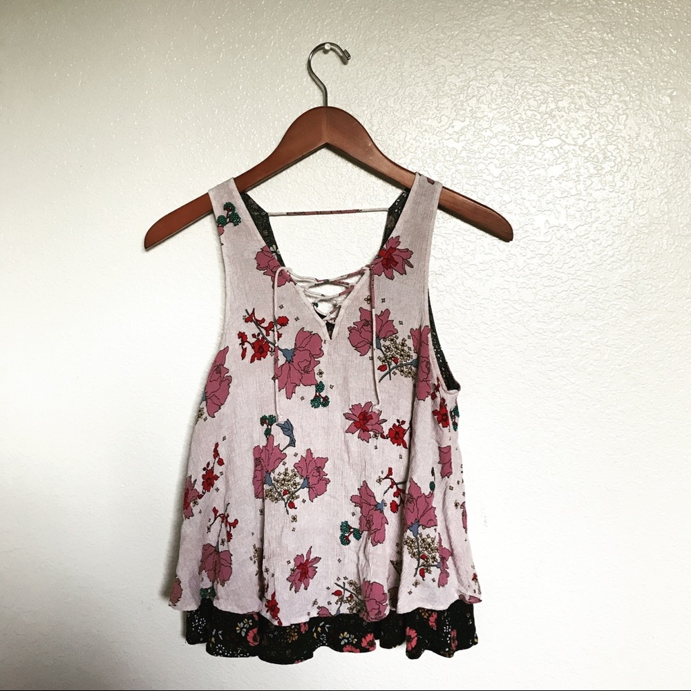 Flowy Flower Print Top