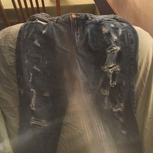Frayed jeans from GARAGE in alderwood mall