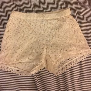H&M Lace White Shorties