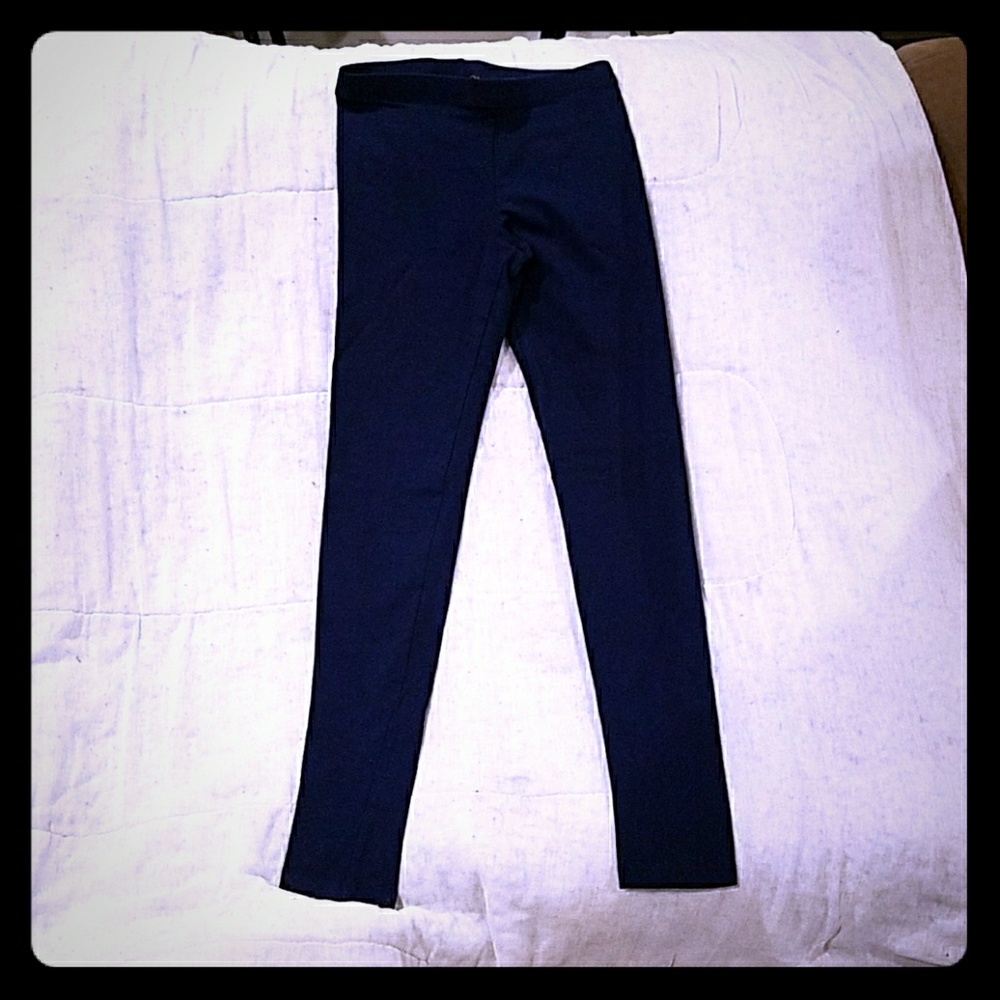 Blue leggings
