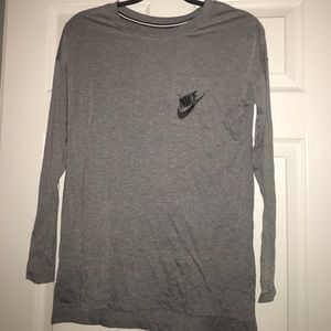 Never worn grey Nike Top