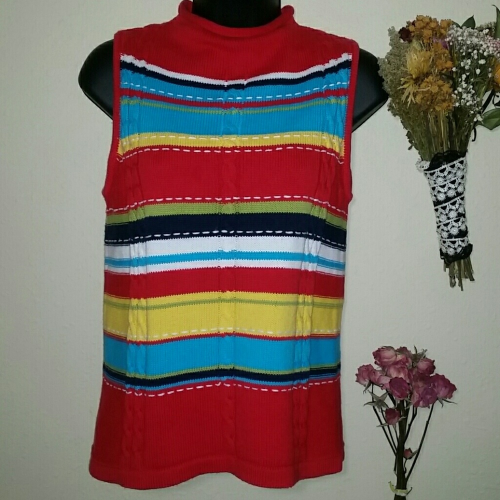 Susan Bristol sleeveless sweater