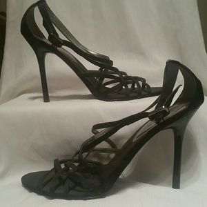 Sexy, strappy sky-high Guess heels