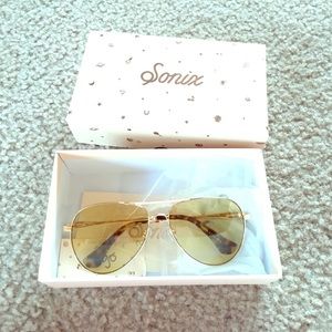 Sonix yellow tinted clear lens shades