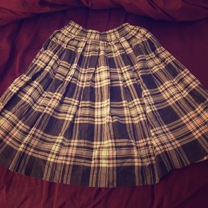 Vintage 90s Grunge Plaid Skirt