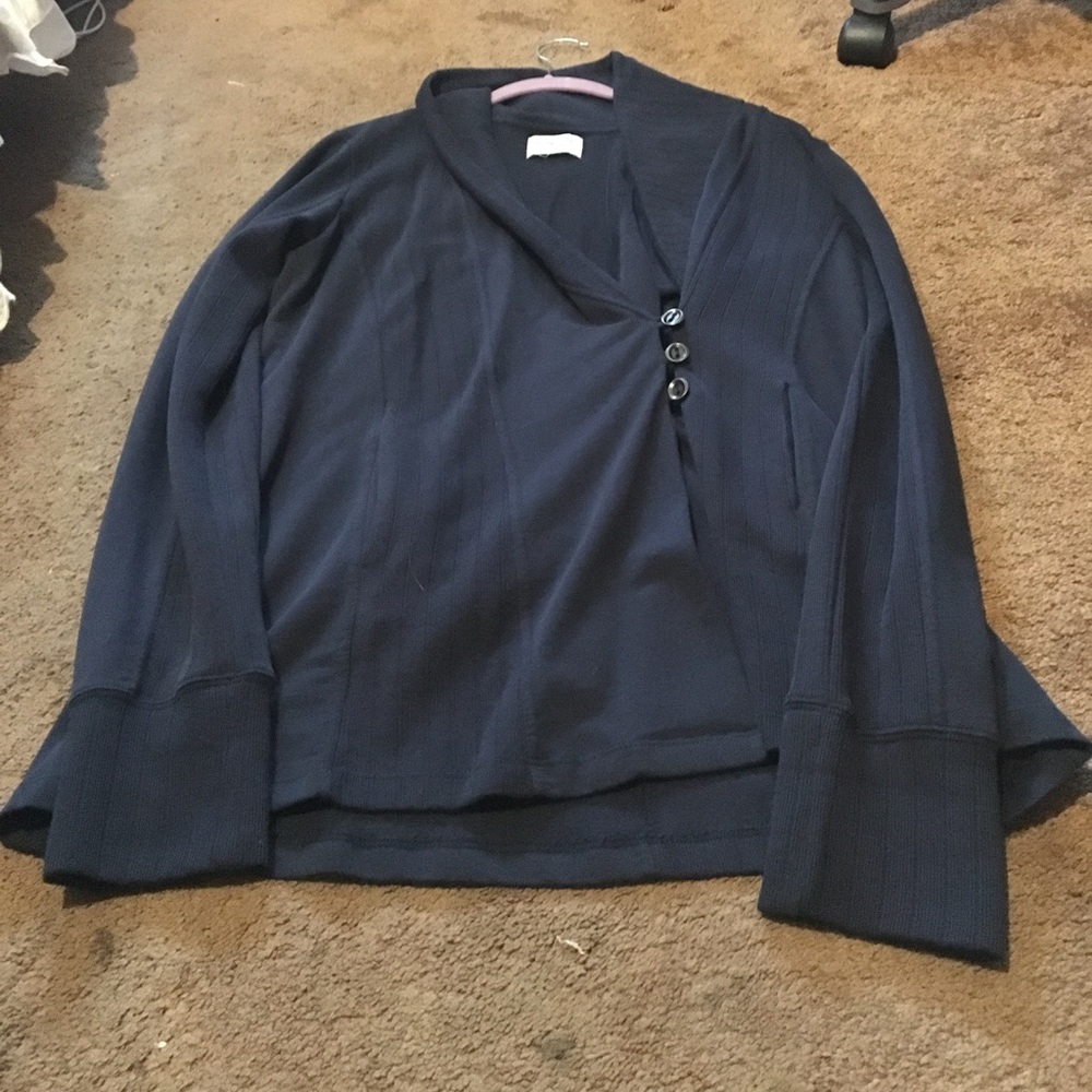 Lucky brand navy blue cardigan