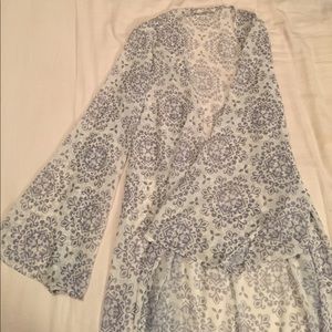 Full length Peach Love sheer XS/S kimono