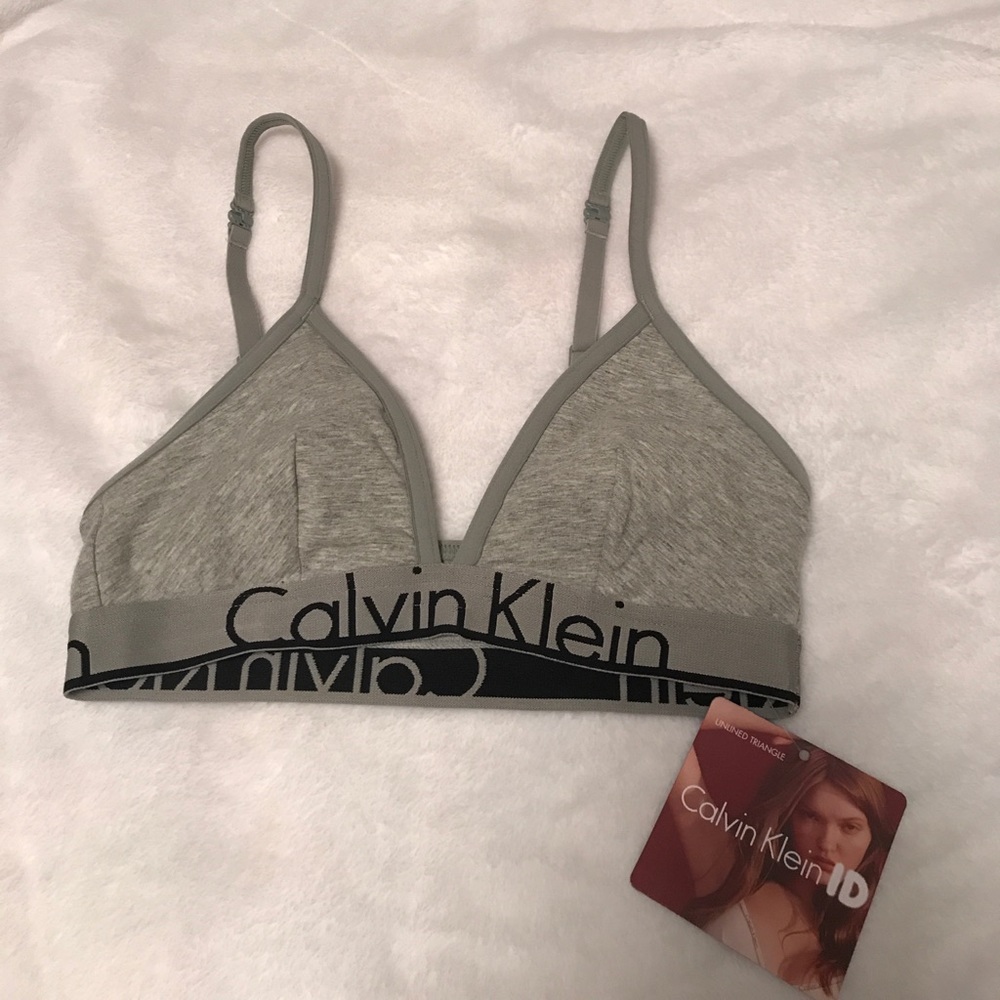 Calvin Klein unlined triangle bralette
