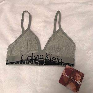 Calvin Klein unlined triangle bralette