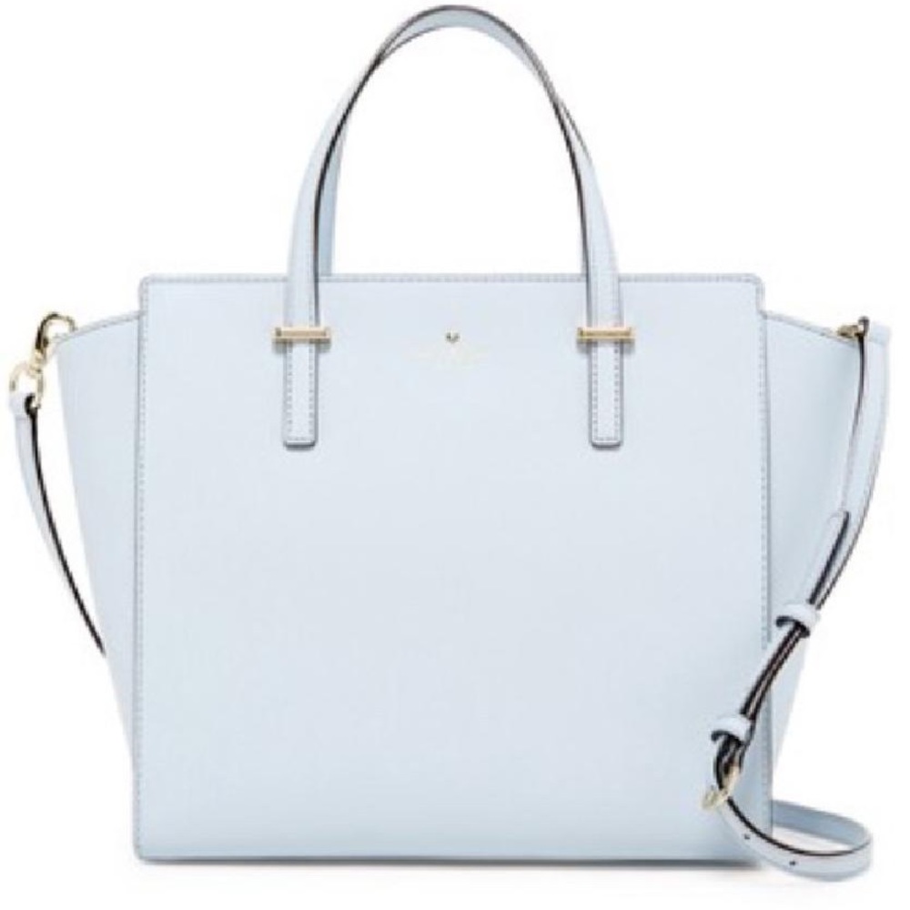 Cedar Street Hayden Leather Mystic Blue Satchel