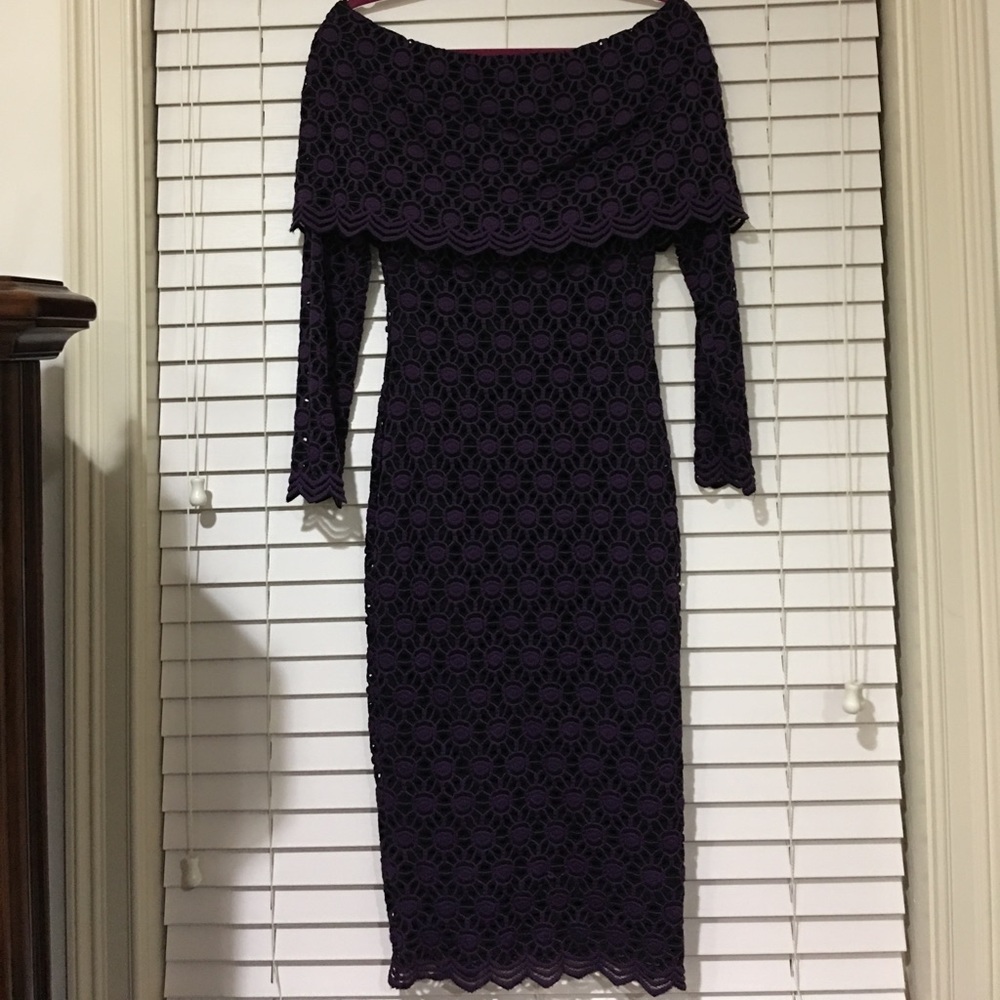 Off the shoulder midi dress