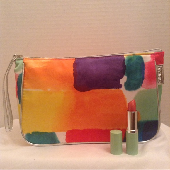 Clinique Other - ⬇️ Price Drop ⬇️ Clinique Makeup Bag with Lipstick