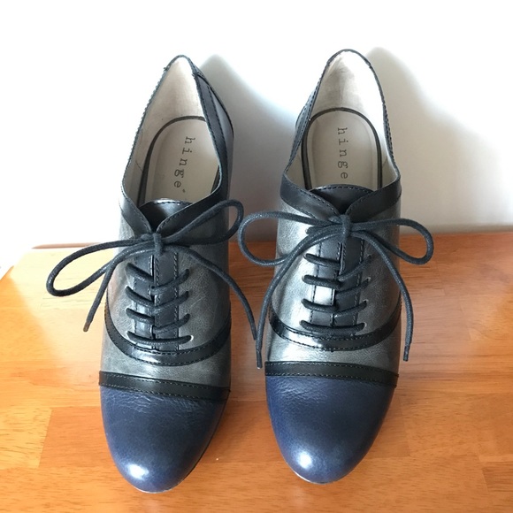 Hinge Shoes - Oxford Leather Shoes by HINGE
