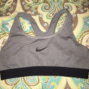 Xsmall grey Nike sports bra