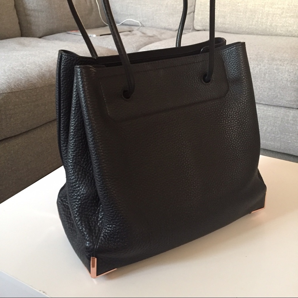 Alexander Wang • Prisma Large Tote • Pebbled Black