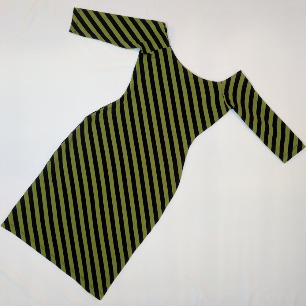 Betsey Johnson Bodycon Striped Dress Size Small