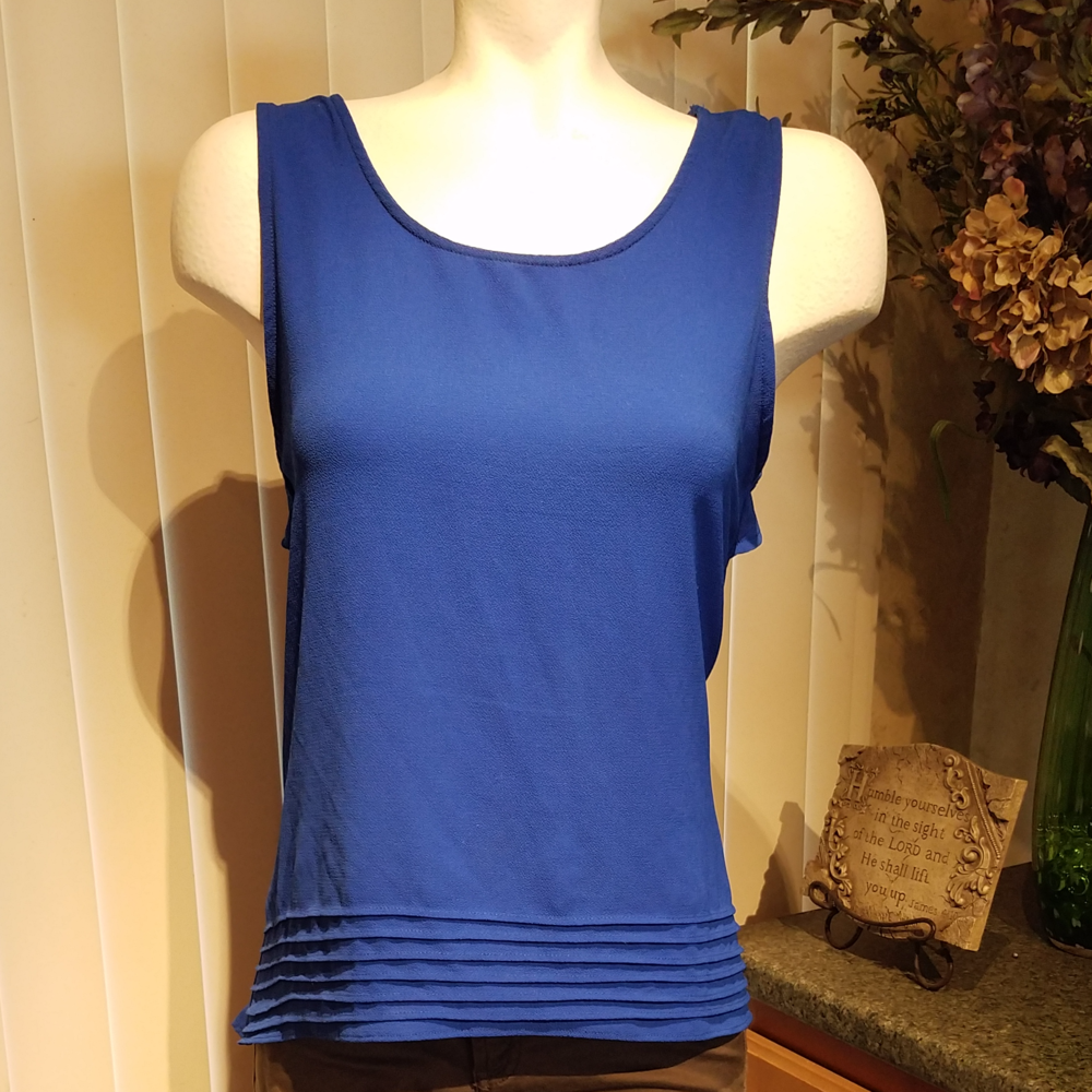 Cute and dressy Electric blue Tank