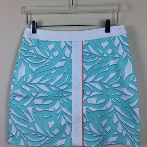 GREG NORMAN Skort Aqua Coral White Golf Tennis